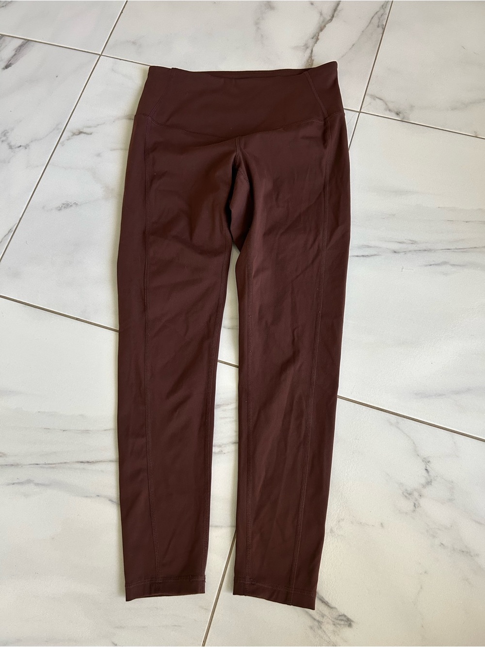 Zella High-Rise Leggings - Mahogany Brown.Size small